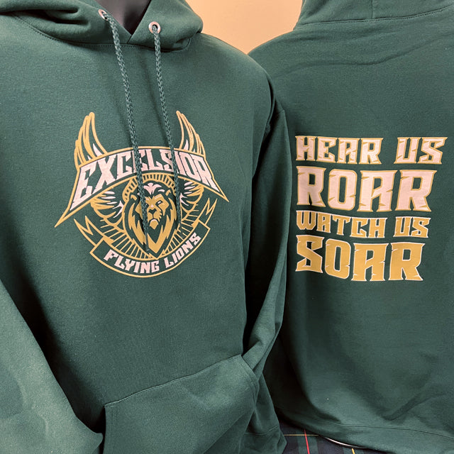 ECA Flying Lion Hoodies (Single Sided)