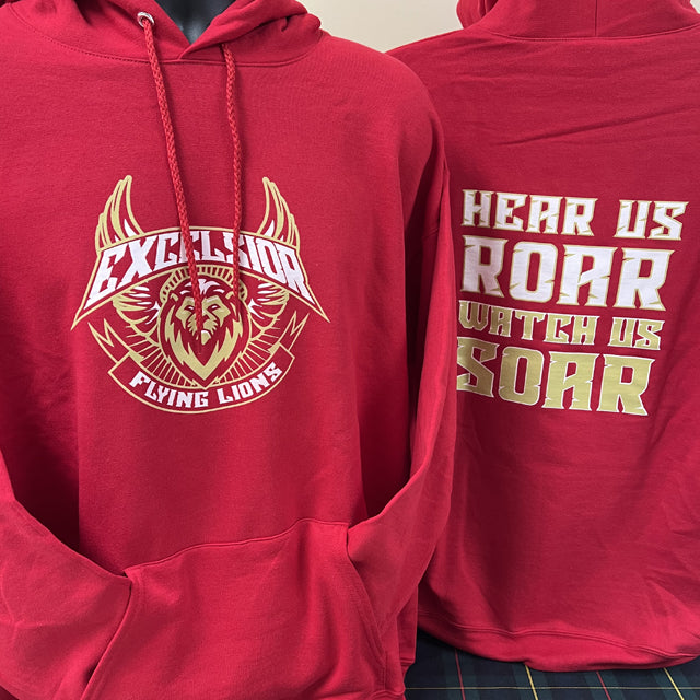 ECA Flying Lion Hoodies (Single Sided)