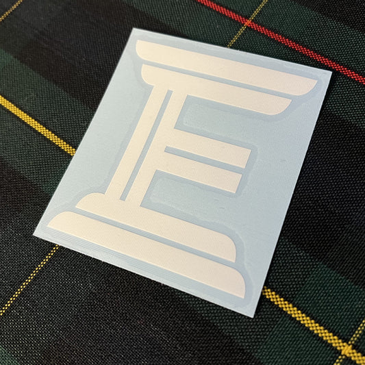 E Logo Decal